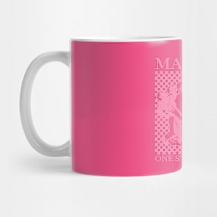 Madness - Retro Checkerboard Pink Mug